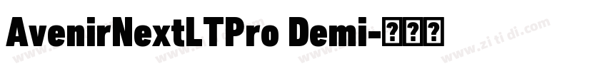 AvenirNextLTPro Demi字体转换